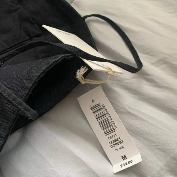 Aritzia Black Lace-Up Camisole - Picture 7 of 8